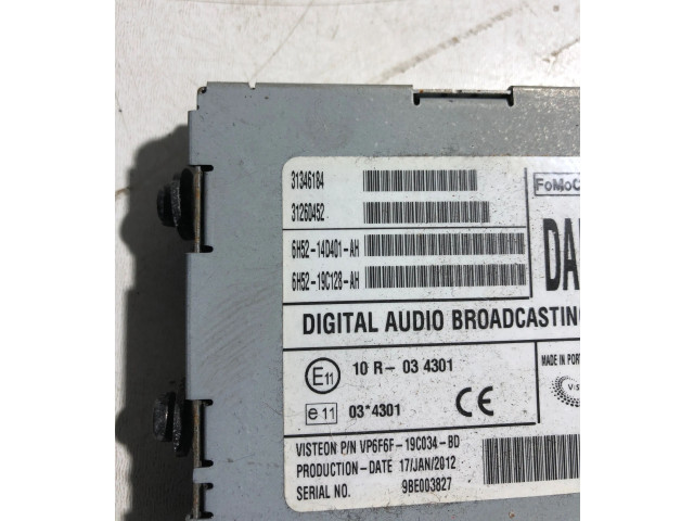 Турбина Antenos valdymo blokas Volvo S60 31346184, 6H5219C128AH для двигателя D4162T