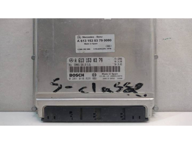 Řídící jednotka A6131530379, 0281010828 Mercedes-Benz E W212 2001