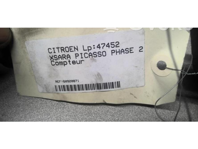 Панель приборов 00006105VY Citroen Xsara Picasso