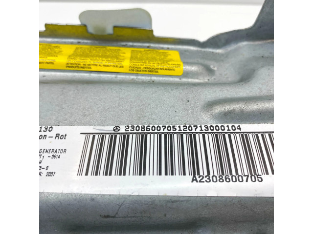 Подушка безопасности для колен 2308600705, A2308600705 Mercedes-Benz SL R230
