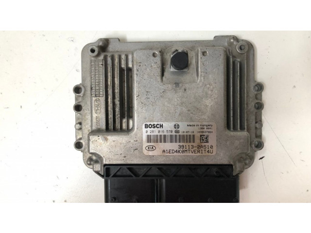 Блок управления двигателя 0281016570, 391132A510   KIA Ceed