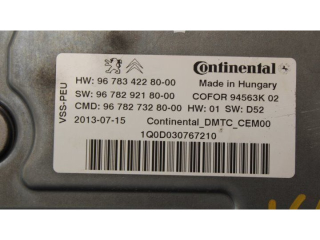 Блок управления коробкой передач 967829218000, 967834228000 Citroen C4 II