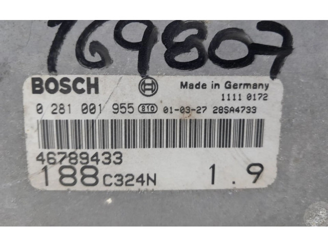 Řídící jednotka 46789433, 169807 Fiat Punto (188) 1999