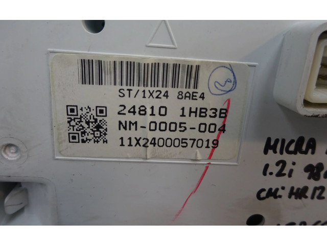 Přístrojová deska  Nissan Micra C+C 2012 248101HB3B  