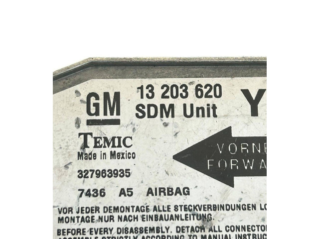 Блок подушек безопасности 327963935, 7436   Opel Meriva A