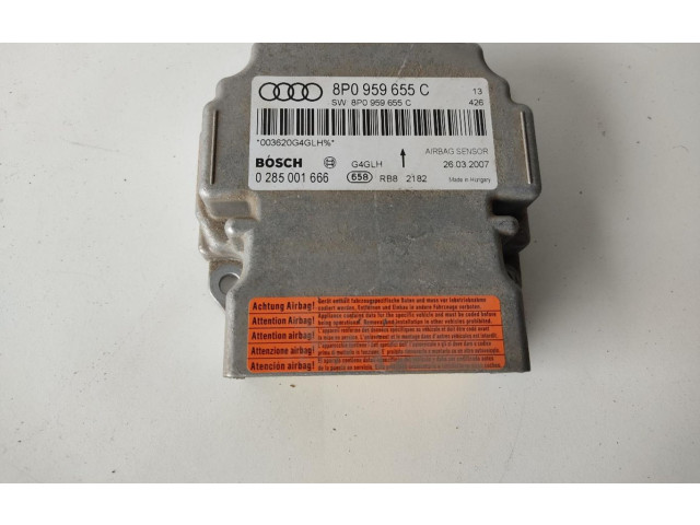 Блок подушек безопасности 0285001666   Audi A3 S3 A3 Sportback 8P