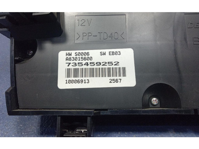 Блок управления климат-контролем 735459252, 735459252   Fiat Linea