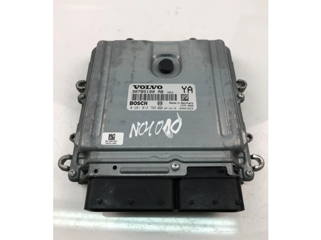 Блок управления двигателя 30785100AB, 0281012765   Volvo V70