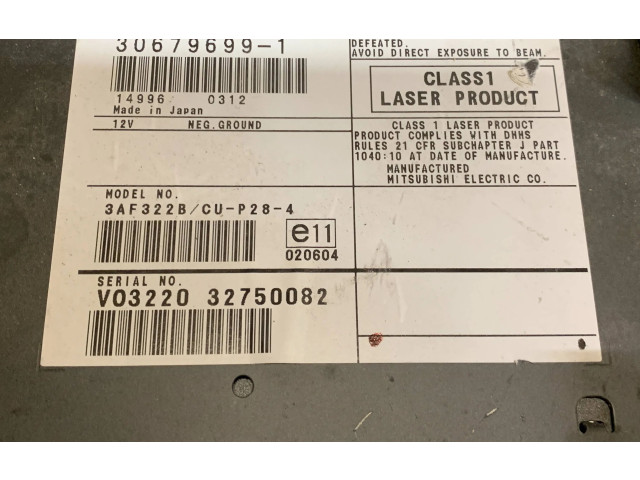 Считывающее устройство CD/DVD навигации (GPS) 30679699, 32750082 Volvo XC90