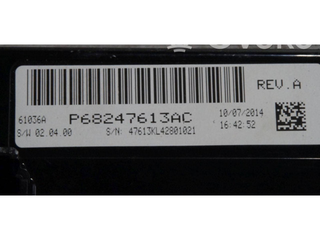 Модуль блока управления кондиционером P68247613AC Jeep Cherokee