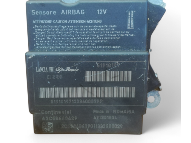 Блок подушек безопасности 51918197, 199A9000   Fiat Punto Evo