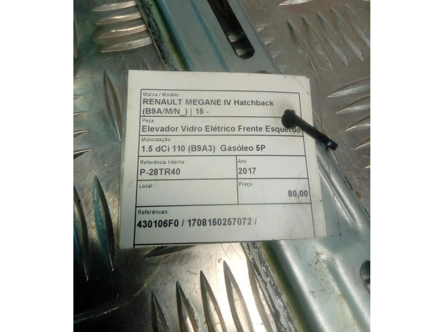 Zpětné zrcátko Renault Megane IV 2017 30087810, 0411251