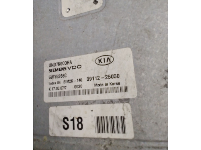 Блок управления двигателя 3911225050, 5WY5266C   KIA Carens II