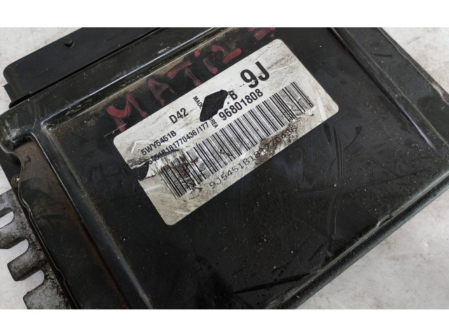 Блок управления двигателя 96801808   Chevrolet Matiz