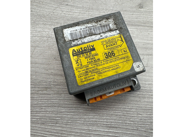 Блок подушек безопасности 550539100, 9628740480   Peugeot 306