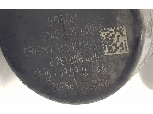 Vstřikovací lišta 314022F600, 314002A640 KIA Optima D4FD