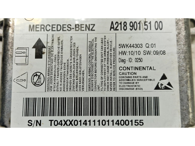 Блок подушек безопасности A2189015100   Mercedes-Benz CLS C218 X218
