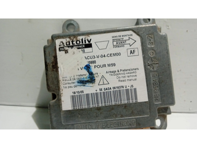 Блок подушек безопасности 9653190880, 603602500 Citroen Berlingo