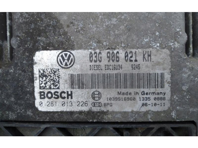 Блок управления двигателя 03G906021KH Volkswagen Golf Plus