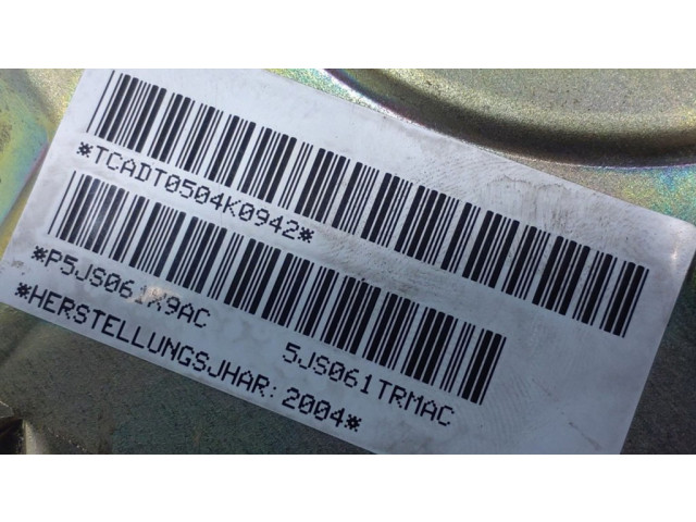 Подушка безопасности водителя 5JS061TRMAC, 30346276B   Jeep Cherokee