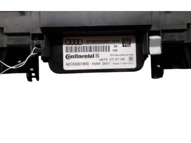 Блок управления климат-контролем 8P0820043BNXHA Audi A3 S3 8P