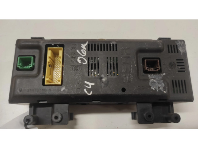 Блок управления климат-контролем 9658084577, 281160311 Citroen C4 I