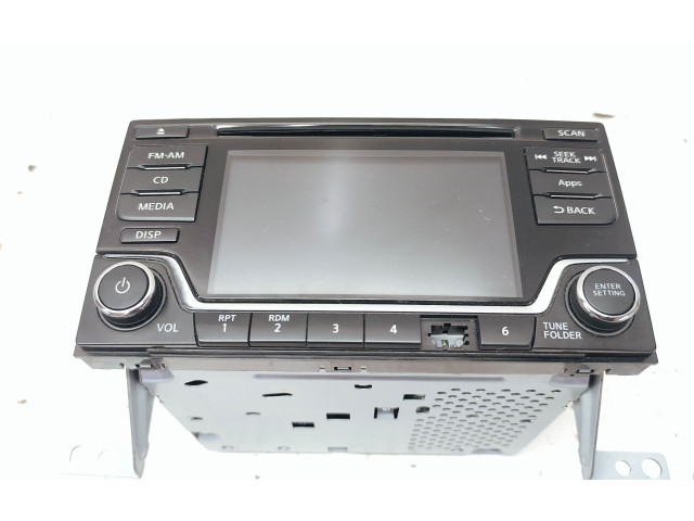 Турбина Радио/ проигрыватель CD/DVD / навигация Nissan Juke I F15 281853YM1A для двигателя MR16