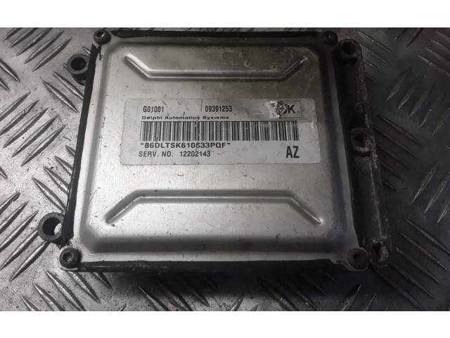 Блок управления двигателя 09391253, 12202143   Opel Vectra C