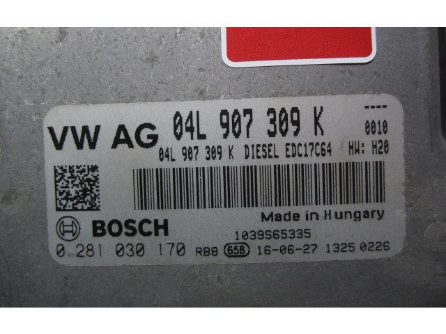 Řídící jednotka 04L907309K, 0281030170 Volkswagen Caddy 2016