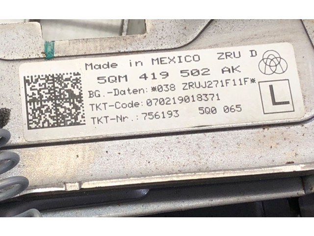  Турбина Volkswagen Golf VII  5QM419502AK         