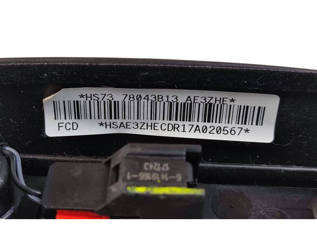 Подушка безопасности водителя HS7378043B13, HS7378043B13A Ford Fusion II