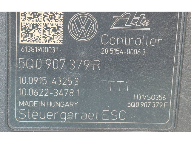 Блок АБС 5Q0907379R, 10091543253   Skoda  Octavia Mk3 (5E)  2013 - 2019 года