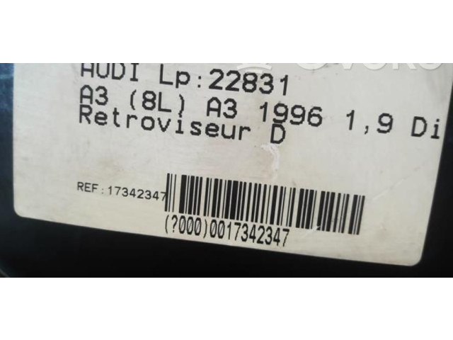 Зеркало электрическое Audi A3 S3 8L 1996 - 2003 года