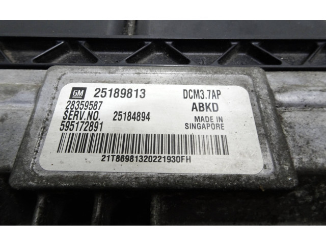 Блок управления двигателя 25189813, 25184894 Chevrolet Captiva