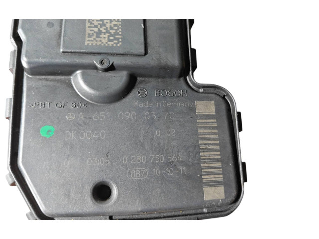 Блок управления двигателя A6510900370, 0280750564   Mercedes-Benz GLK (X204)