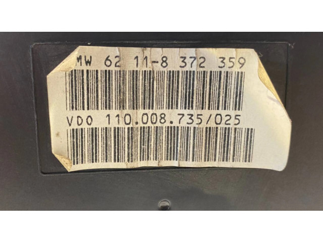 Přístrojová deska BMW 5 E39 2001 8372359, 62118372359