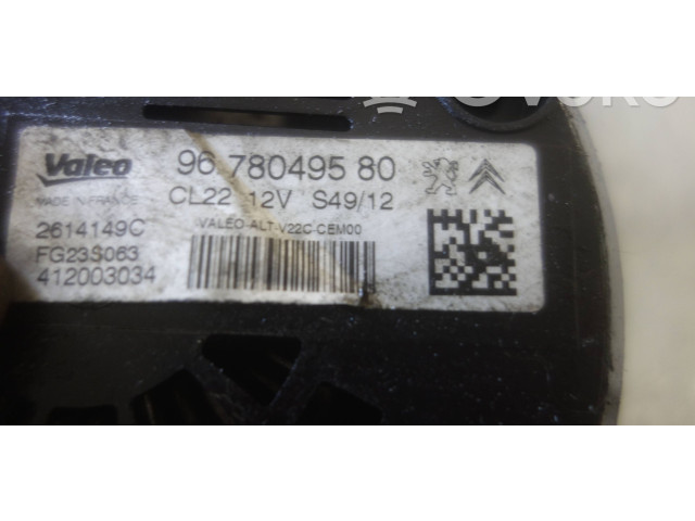 Генератор 9678049580, 2614149C   Citroen C5      