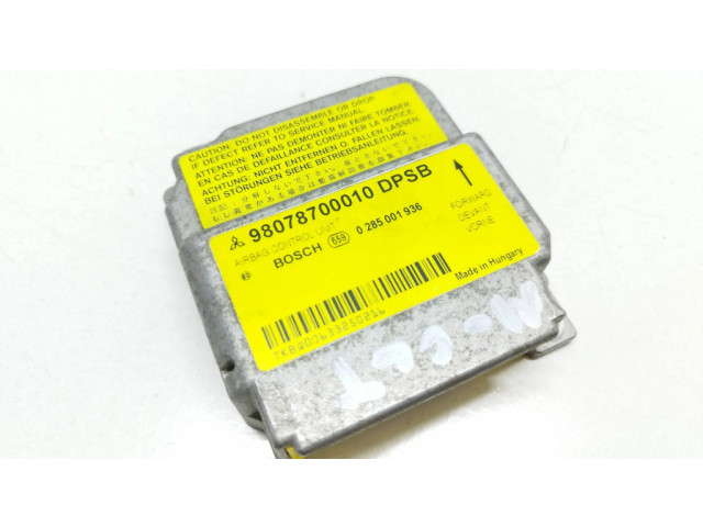 Блок подушек безопасности 98078700010, 0285001936 Mitsubishi Colt CZ3