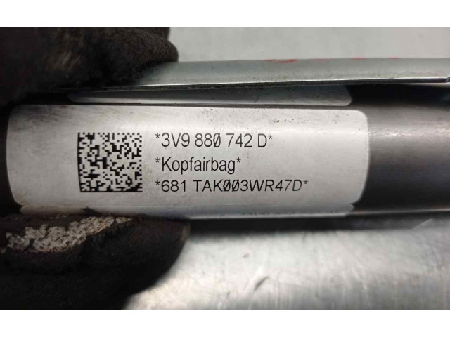 Подушка безопасности двери 3V9880742D   Skoda Superb B8 (3V)