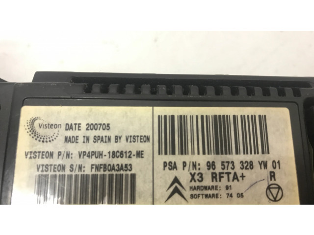 Блок управления климат-контролем 96573328, 96573328YW01 Citroen C5