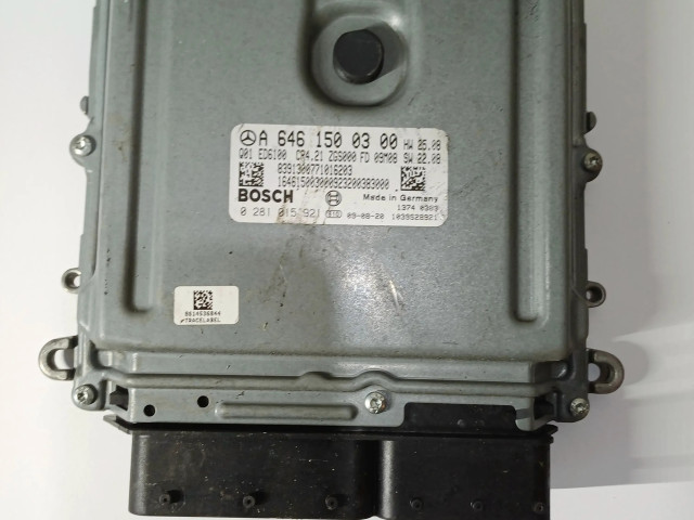 Řídící jednotka A6461500300, 0281015921 Mercedes-Benz Vito Viano W639 2009