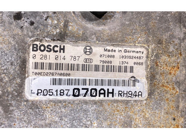 Řídící jednotka 0281014787, P05187070ah Chrysler Voyager 2008