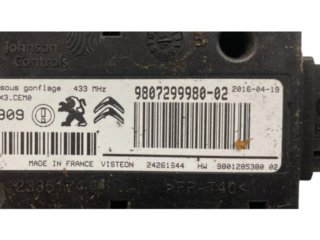 Блок управления 9807299980, 24261644   Citroen Jumpy