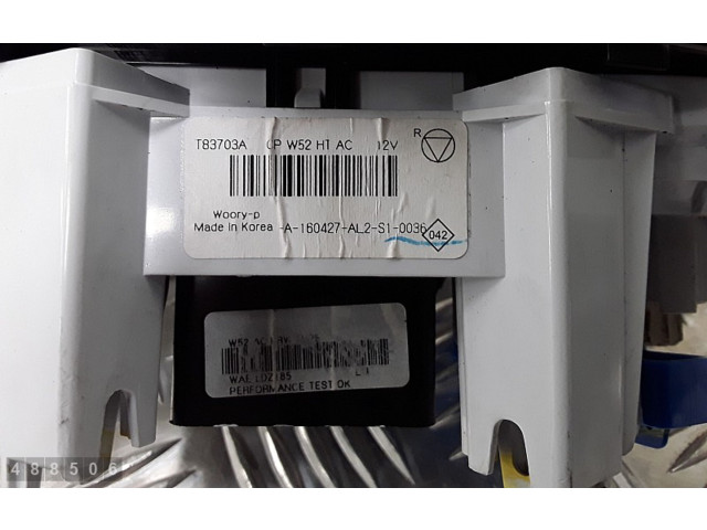 Блок управления климат-контролем T83703A Dacia Logan II