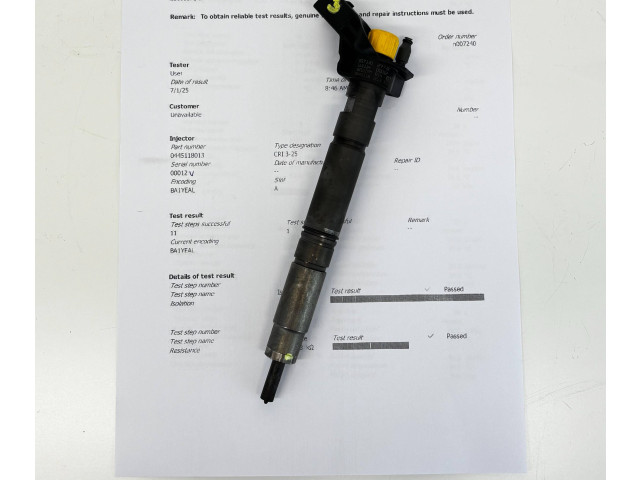 Форсунка 057130277BE, 0445118013 Audi SQ7 CZAC