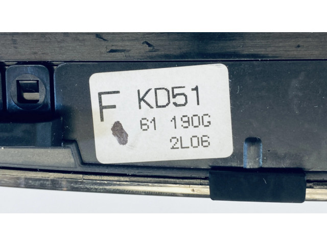 Блок управления климат-контролем KD5161190G Mazda CX-5
