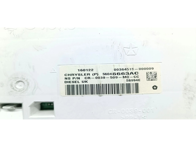 Панель приборов P56046663AC, 56046663AC Jeep Grand Cherokee