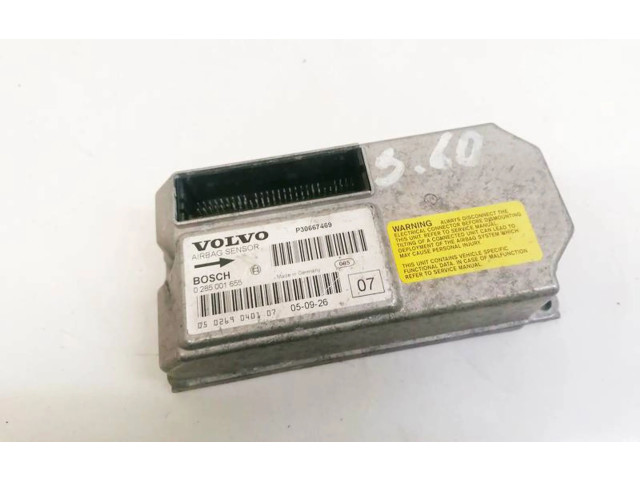 Блок подушек безопасности 0285001655, P30667469   Volvo V70