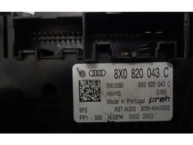 Блок управления климат-контролем 8X0820043C Audi A1