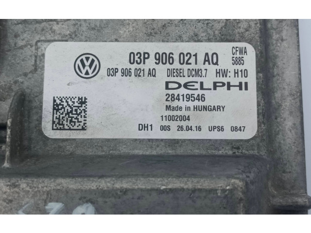 Блок управления двигателем Блок управления 03P906021AQ, 28419546   Skoda Fabia Mk3 (NJ)